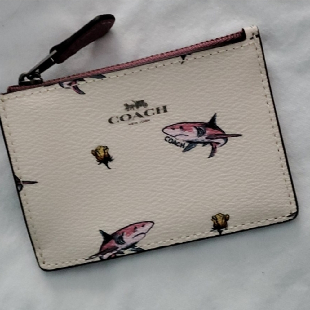 New Coach Sharky card holder